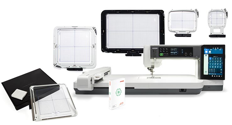 Accessoires de broderie de la Janome Continental M17