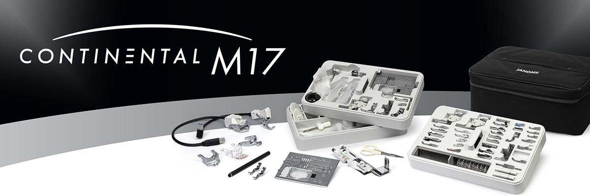 Accessoires de la machine à coudre et à broder Janome Continental M17