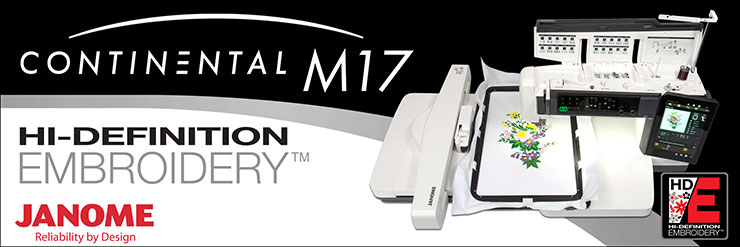 Hi-Definition Broderie - Janome Continental M17
