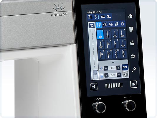 Écran tactile avancé - Janome MC 9840 QCP