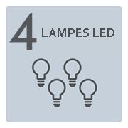 Machine à coudre Janome Skyline S3 - 4 lampes LED ultra-lumineuses