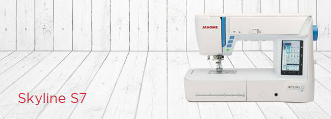 Illustration de la machine à coudre Janome Skyline S7