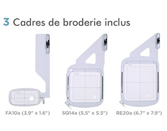 Motifs de broderie Anna Maria Horner sur la Janome Skyline S9