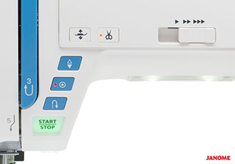 Fonctionnalités facilement accessibles de la Janome Skyline S9