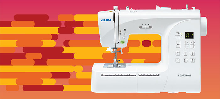 Illustration de la machine à coudre Juki HZL-70HW-B
