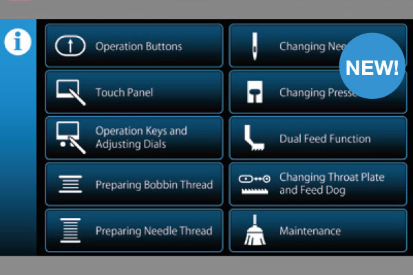 Instructions de la Juki HZL-NX7