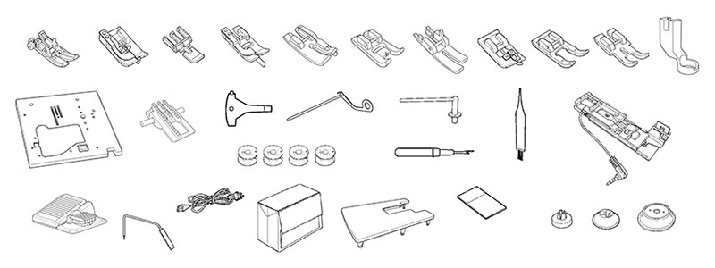 Accessoires de la machine à coudre Juki HZL-UX8