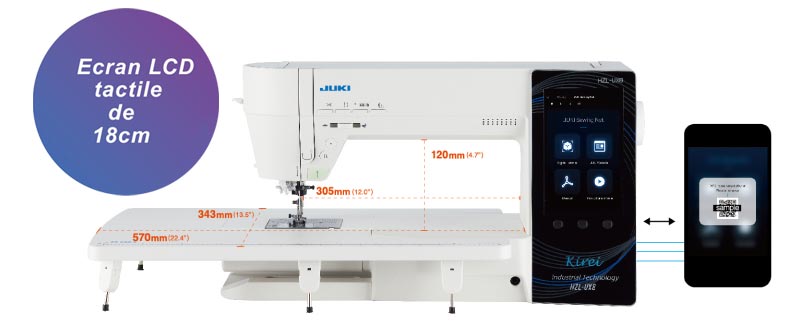 Couture personnalisée - JUKI HZL-UX8