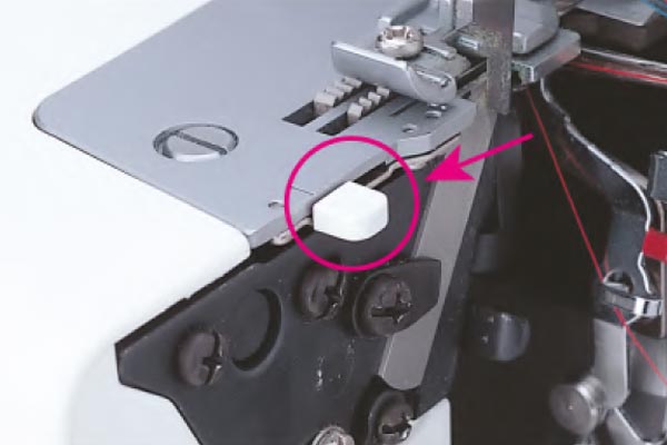 Doigt mailleur pour ourlet roulotté - Surjeteuse Juki MO-214D