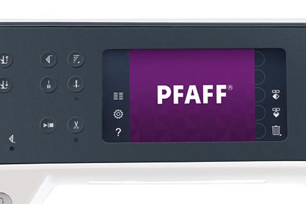 Ecran couleur tactile PFAFF® - Machine à coudre Pfaff Quilt Expression 720
