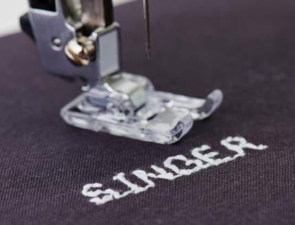 Lettrage en couture - Singer Elite CE677
