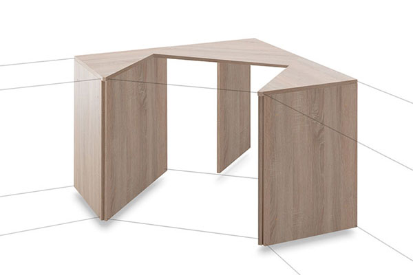 Meuble d'angle à 45° CORNER RMF