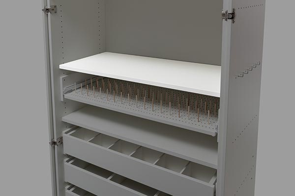Tablette avec 260 tiges en bois - Store Flex RMF