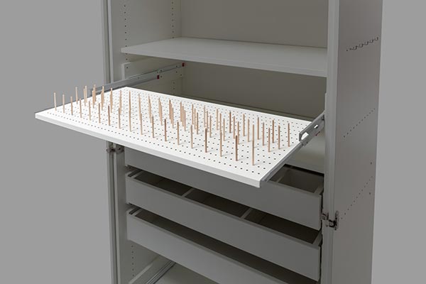 Tablette avec 260 tiges en bois - Store Flex RMF