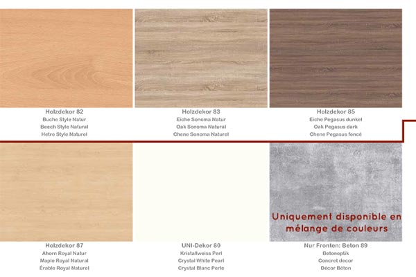 Choix de la couleur du meuble Tailor Move RMF
