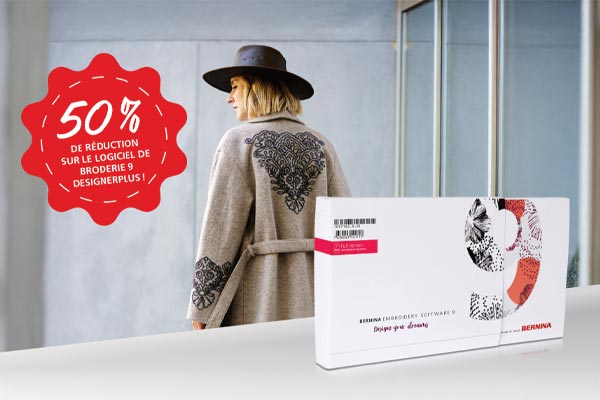 Promotion Logiciel Bernina DesignerPlus 9