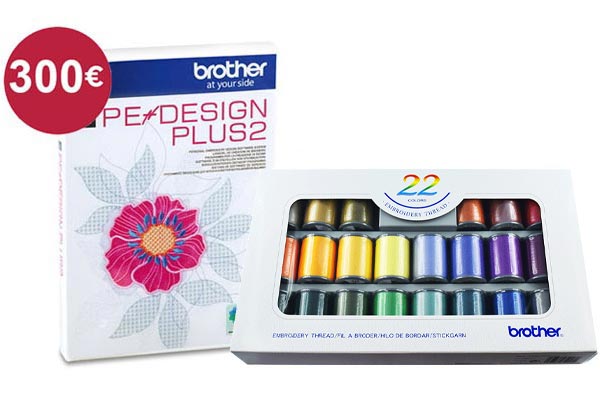 Fils à broder ETS22 et Offre Pe-Design Plus 2 
