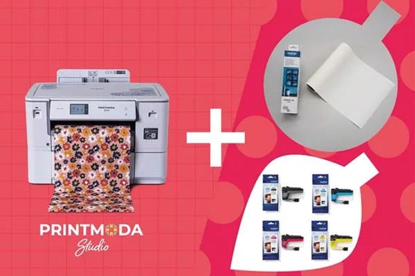 Cartouches et rouleau de tissu offert