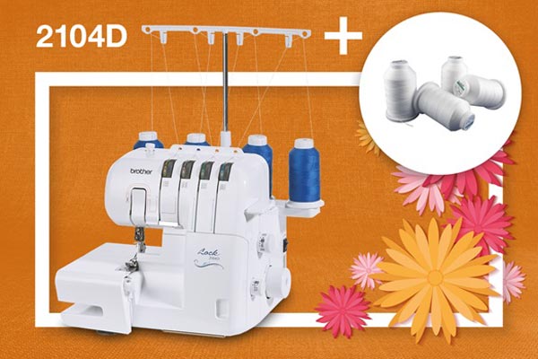 Coffret de 4 fils pour surjeteuse Madeira Z9200B offerts