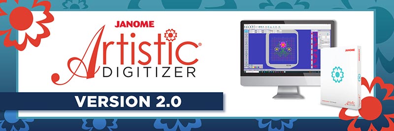 Bannière Logiciel Janome Artistic Digitizer 2.0