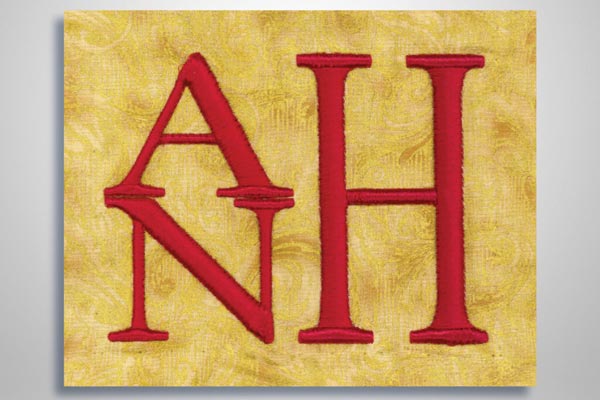 Monogrammes 3D avec le logiciel Janome Artistic Digitizer 2