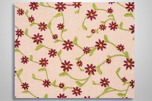 Remplissage floral avec le logiciel Janome Artistic Digitizer 2