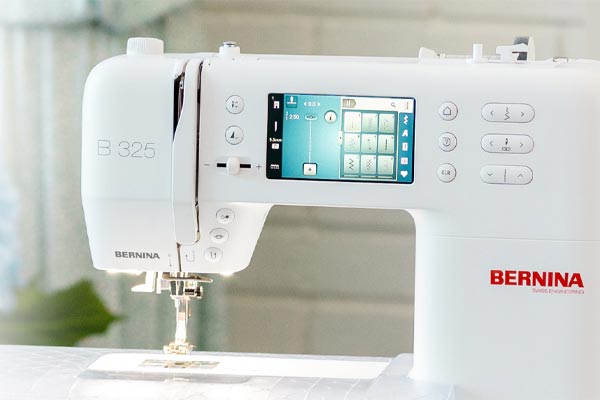 Écran tactile de la Bernina 325 Gen2