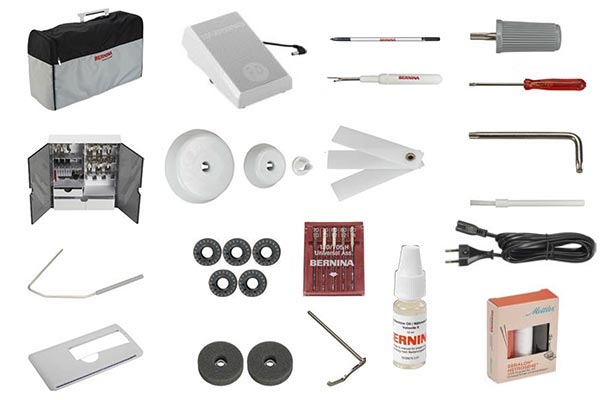 Accessoires de base de la machine à coudre et à broder BERNINA 770QE PRO
