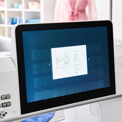 Organisez vos points et motifs avec la Bernina 990