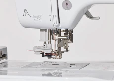 Système d'enfilage de l'aiguille de la Brother Innovis M340ED