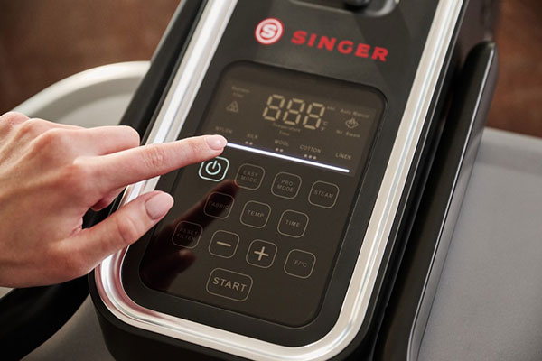 Contrôle numérique SMART de la presse à repasser Singer Intelligent 2.0