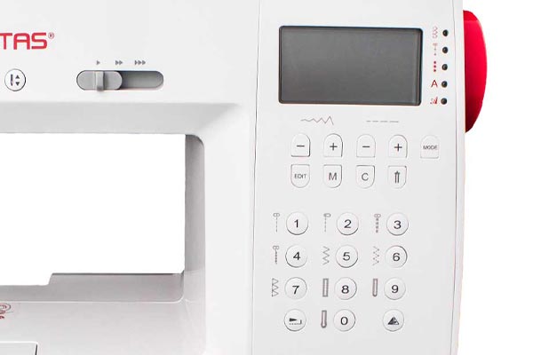 Ecran LCD de la machine à coudre Veritas Marion