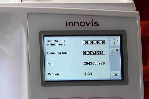 Points de la brodeuse Brother Innovis 870SE d'occasion