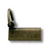 Garniture porte-clés métal 29mm bronze