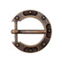 Boucle ceinture métal 15mm Bronze
