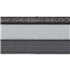Ruban élastique ligné gris 30mm au mètre