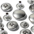 Recharge boutons pression anorak 15 mm Argent
