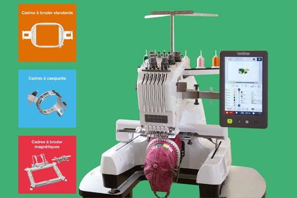 Guide des accessoires pour brodeuses professionnelles Brother PR VR