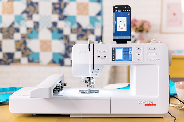 Application Wi-Fi et StitchDirect Bernette 59