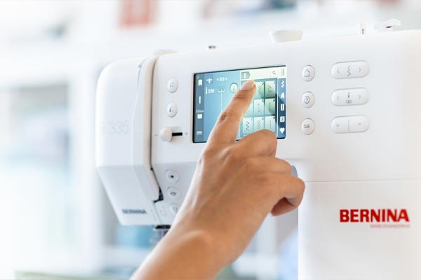 Écran tactile de la Bernina 335 Gen2