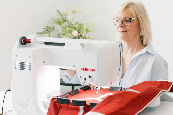 Recadrez et raccordez vos motifs de quilting avec la machine à coudre Bernina 790 Ultra