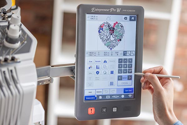 Ecran tactile LCD 25,7 cm - Brother PR1060W