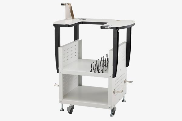 Table de rangement ergonomique en option - Brother PR1060W