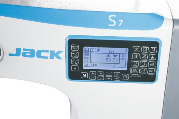 Panneau de contrôle optimisé de la machine à pilier Jack S7