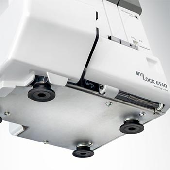 Plaque de base en métal - Janome MyLock 654D