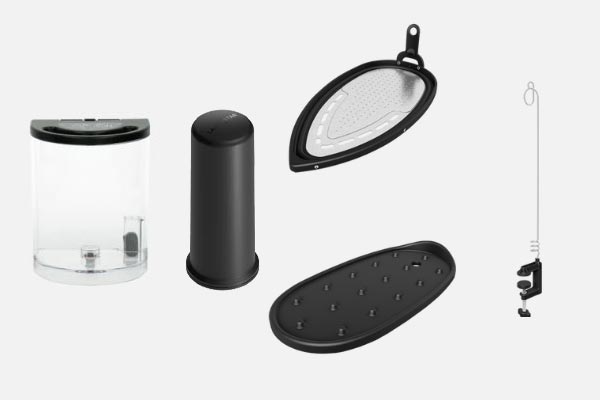 Accessoires inclus avec la centrale vapeur Laurastar Lift Xtra Midnight Blue