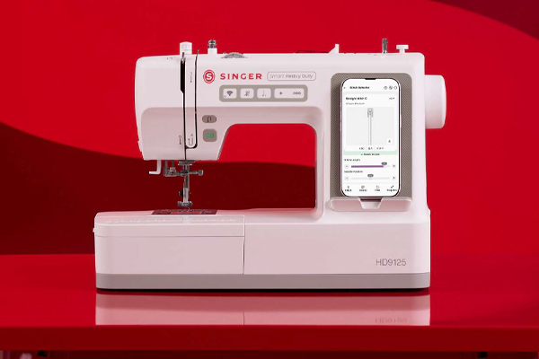 Commande via application de la Singer Smart Heavy Duty 9125