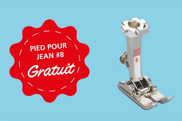 Pied pour jean #8 Bernina
