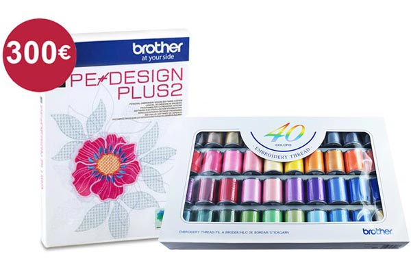Fils à broder ETS40 et Offre Pe-Design Plus 2 