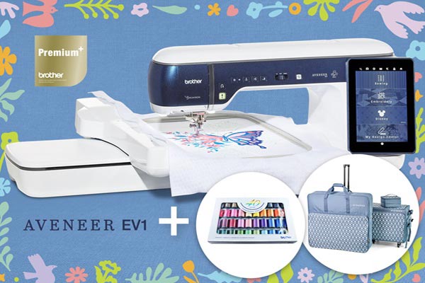 Fils à broder ETS40 et valises de transport 